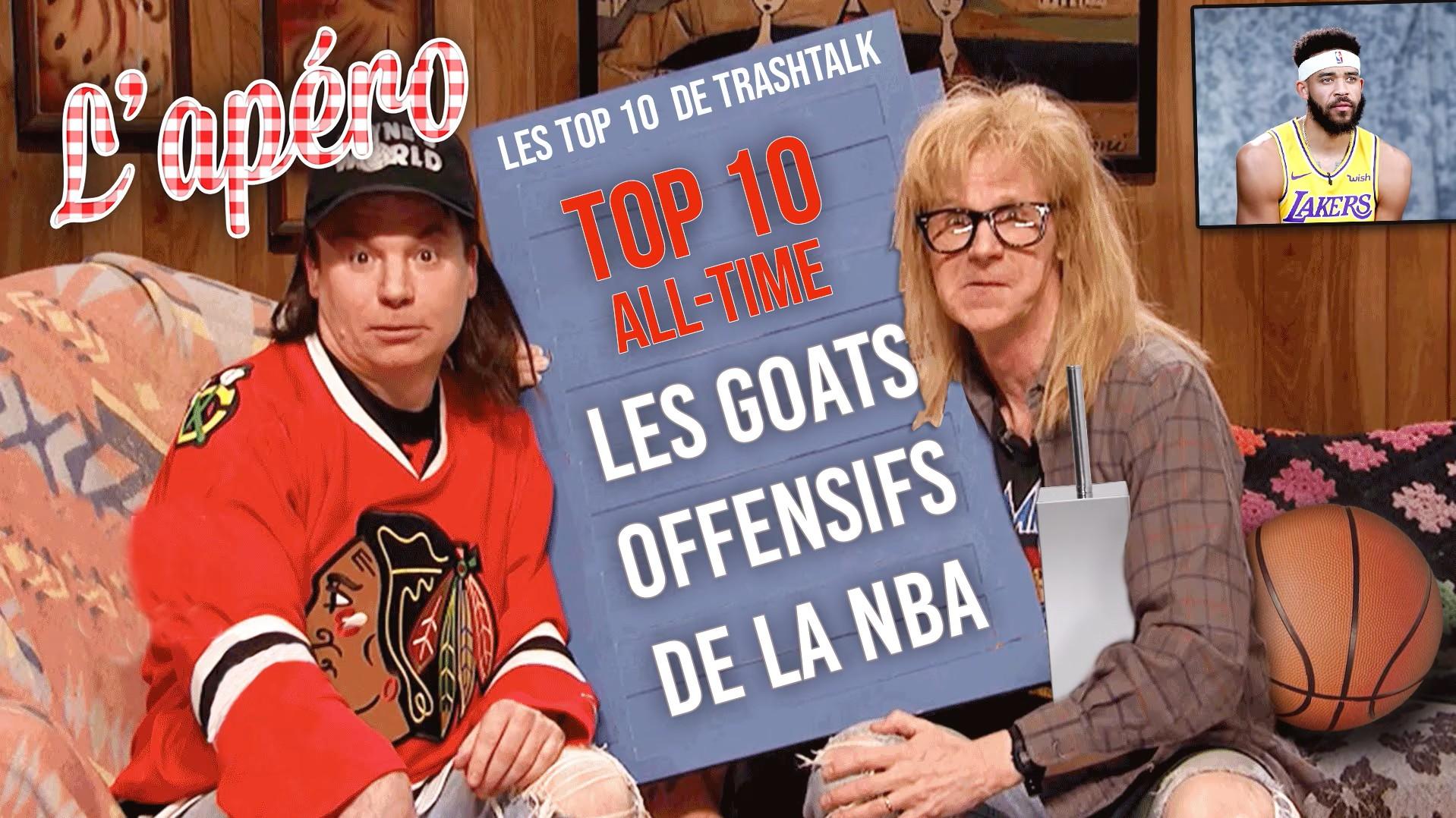 NBA Top 10 GOAT offensif