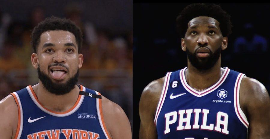 Karl-Anthony Towns, Joel Embiid, Knicks Sixers