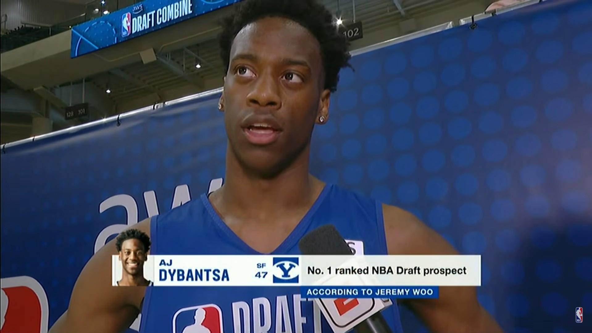 aj dybantsa nba draft combine