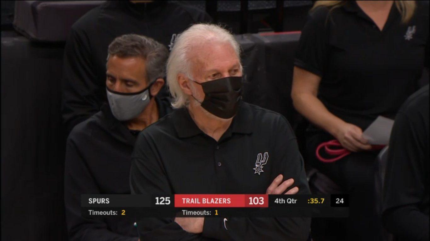 Gregg Popovich San Antonio Spurs 19 janvier 2021