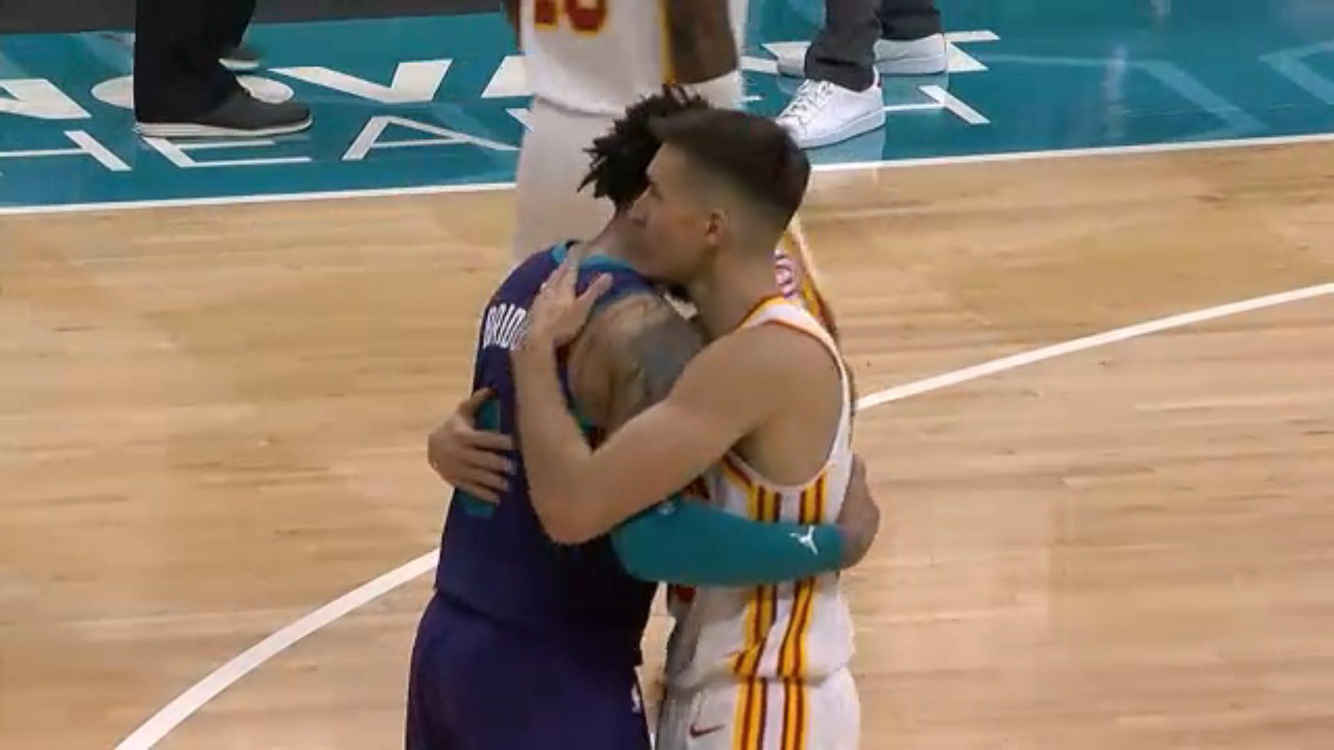 Bogdan Bogdanovic Miles Bridges 12 avril 2021 Atlanta Charlotte