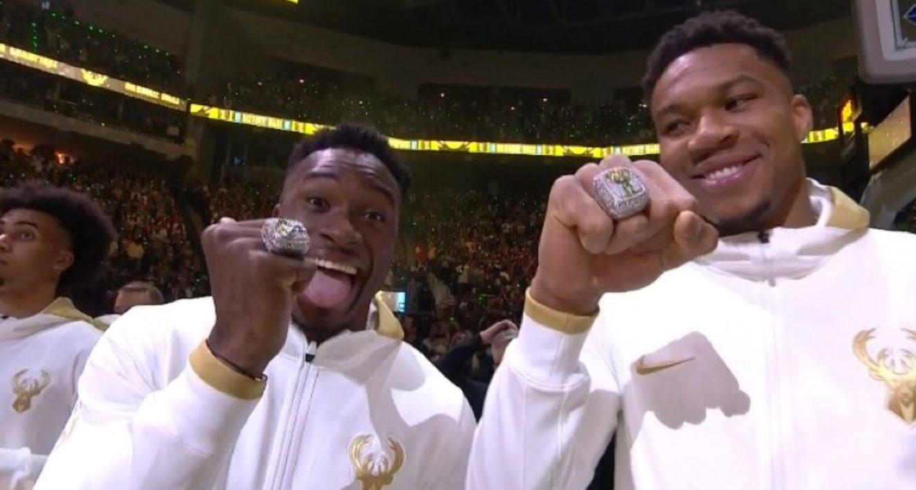 Giannis Antetokounmpo bague 20 octobre 2021