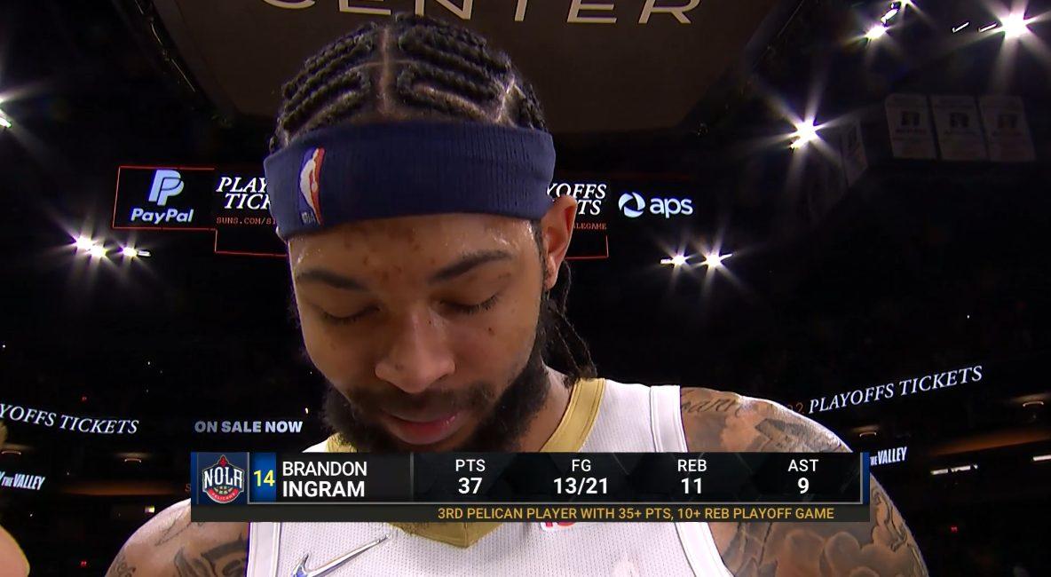 Brandon Ingram stats 20 avril 2022