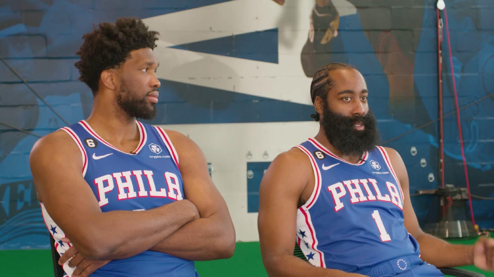 Joel Embiid James Harden Sixers 10 octobre 2022