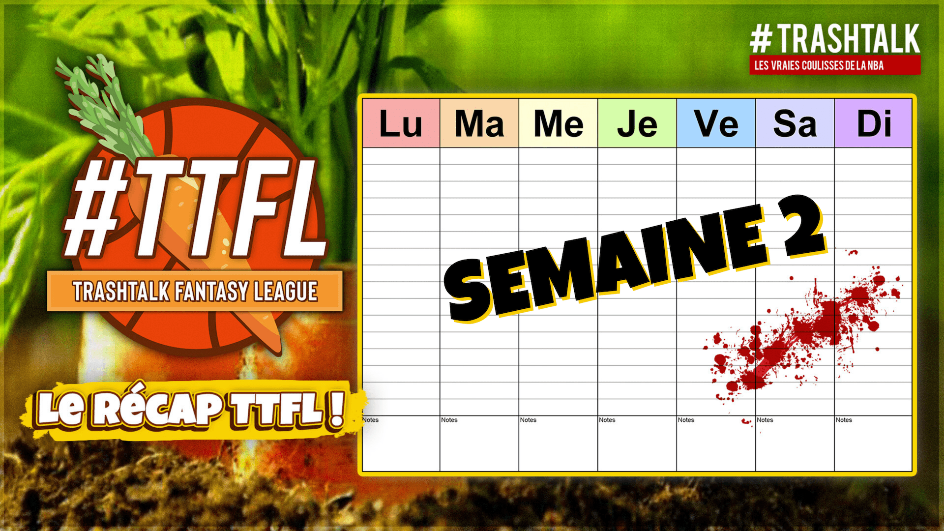 Récap hebdomadaire de la TrashTalk Fantasy League Semaine 2