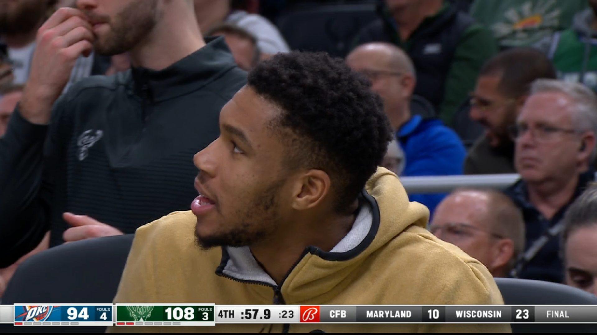 Giannis Antetokounmpo Bucks 6 novembre 2022