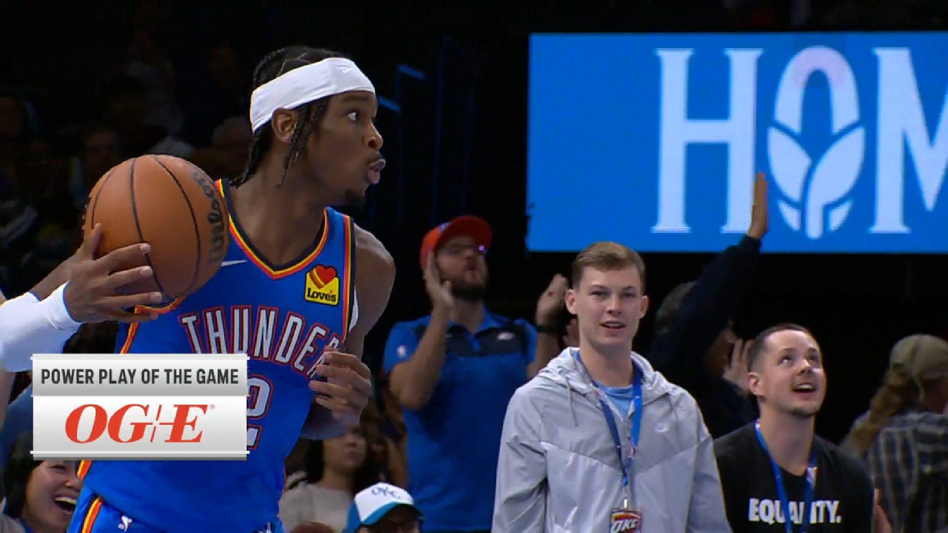 Shai Gilgeous-Alexander Thunder 2 novembre 2022