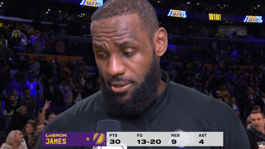 LeBron Lakers 17 décembre 2022