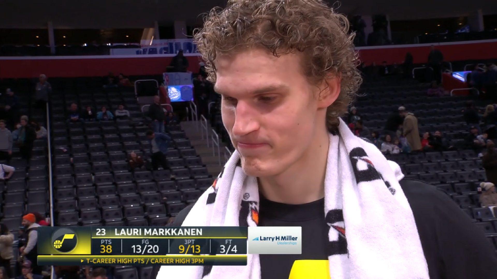 Lauri Markkanen Utah Jazz 21 décembre 2022