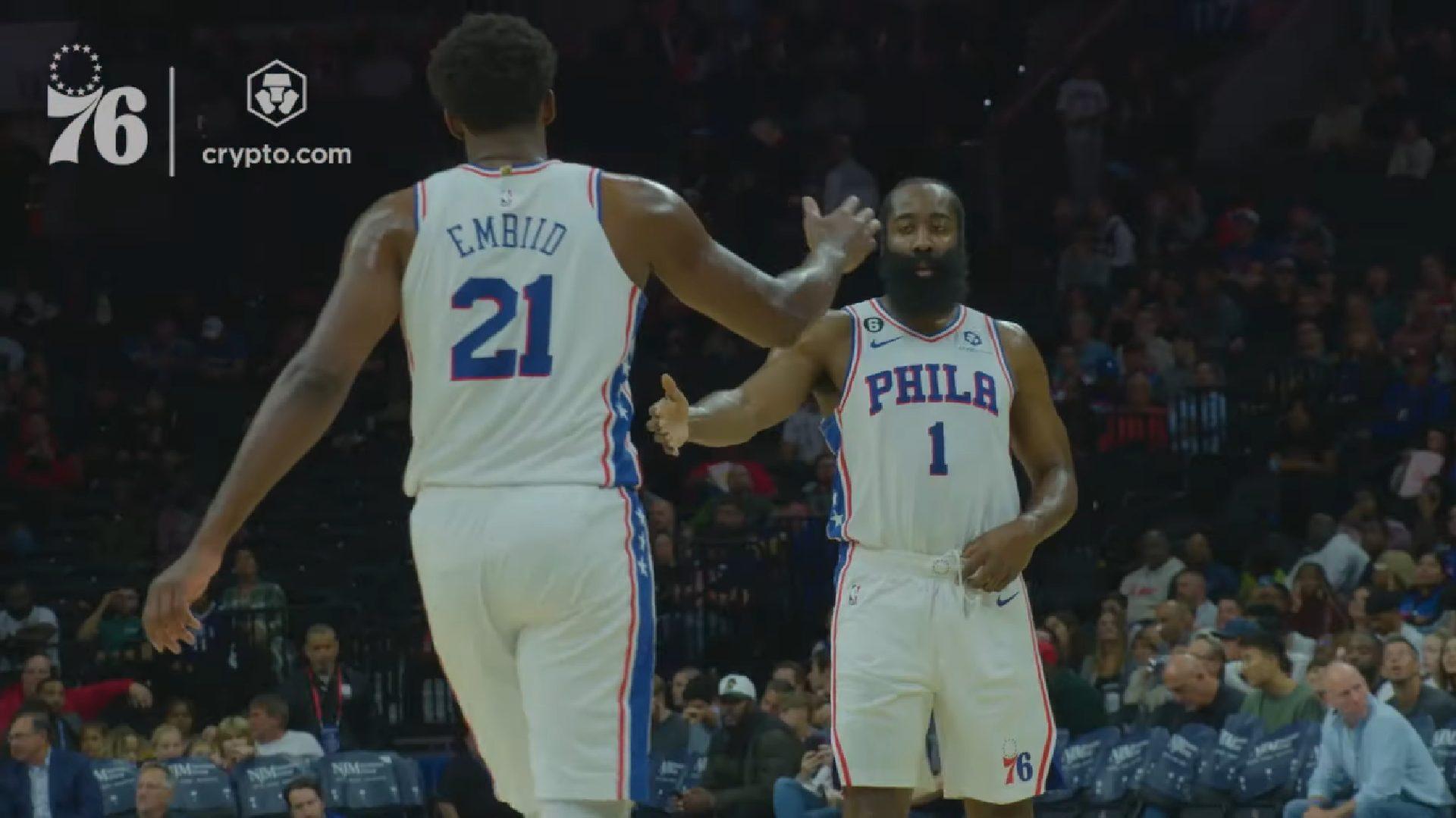 James Harden Joel Embiid Sixers 21 décembre 2022