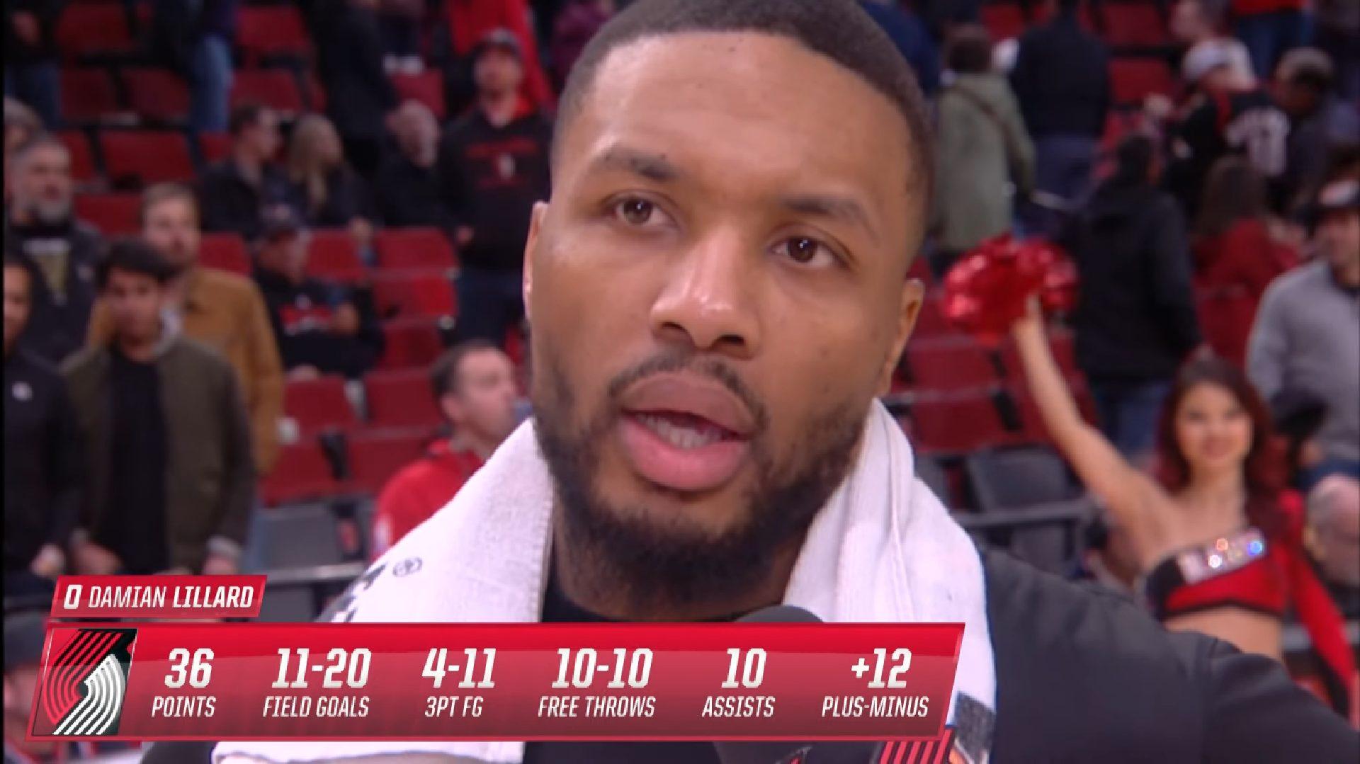 Résumé de la nuit Damian Lillard Blazers 15 janvier 2023