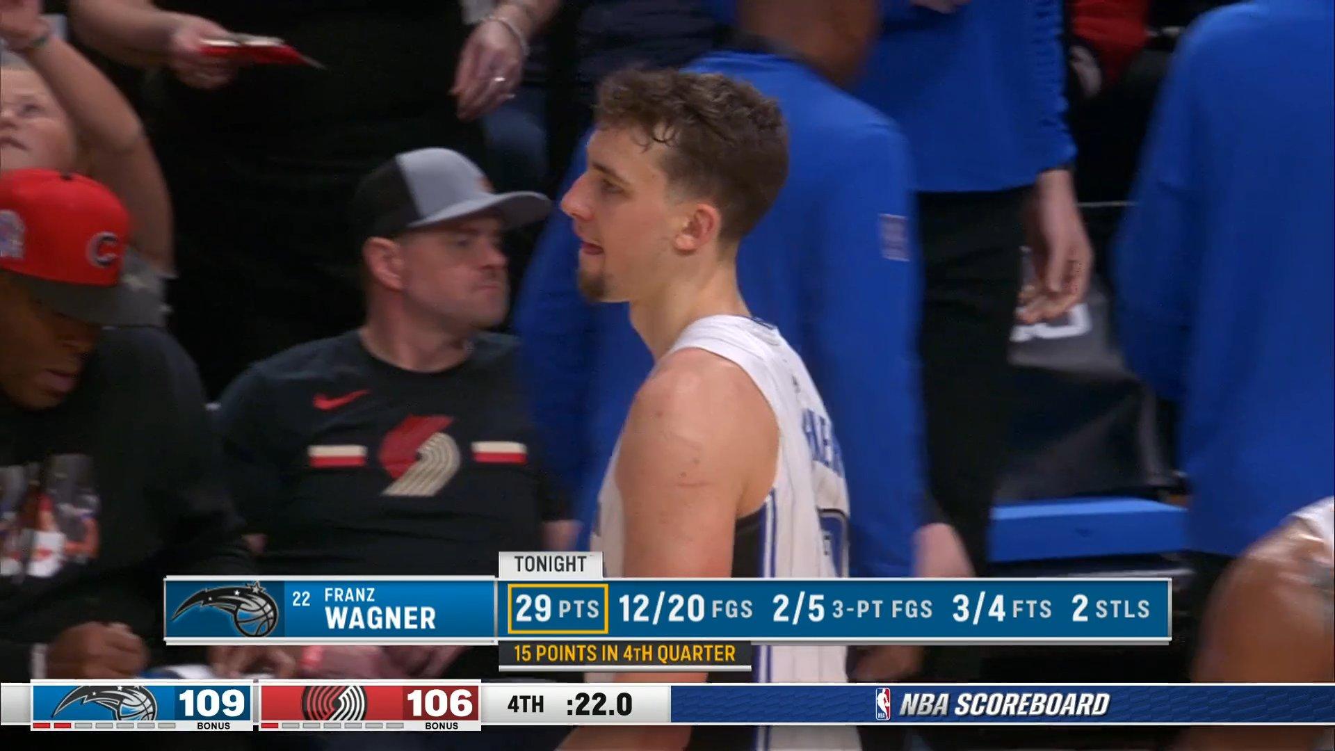 Résumé de la nuit Franz Wagner Magic 11 janvier 2023