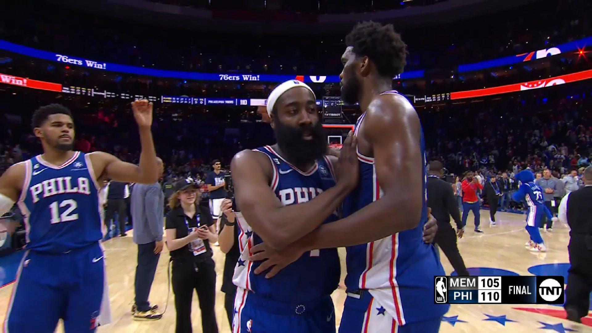 James Harden Joel Embiid Sixers 24 février 2023