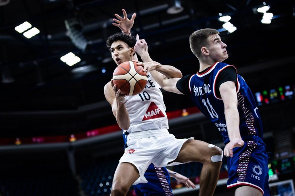 Zaccharie Risacher Coupe du Monde U19 quarts 1er juillet (Draft)