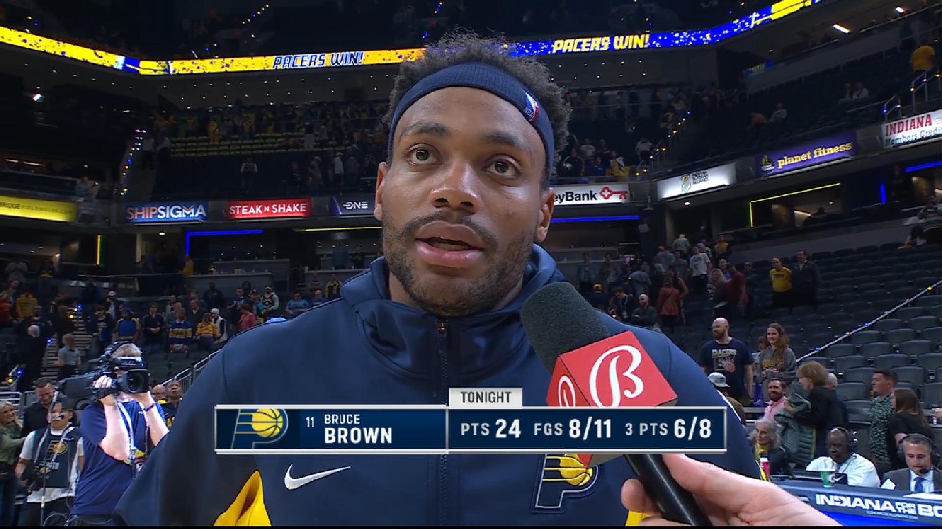 Bruce Brown Indiana Pacers 26 octobre 2023
