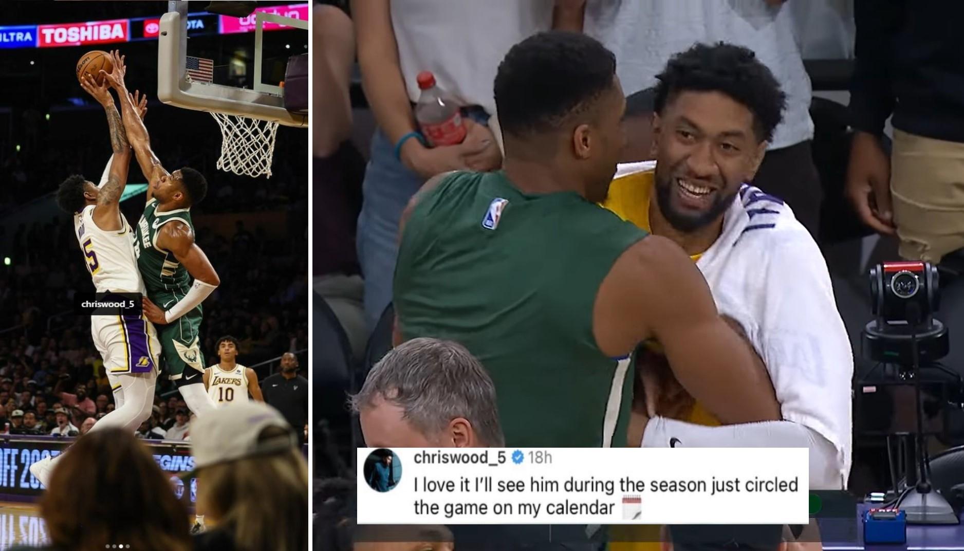 Giannis Antetokounmpo Christian Wood insta