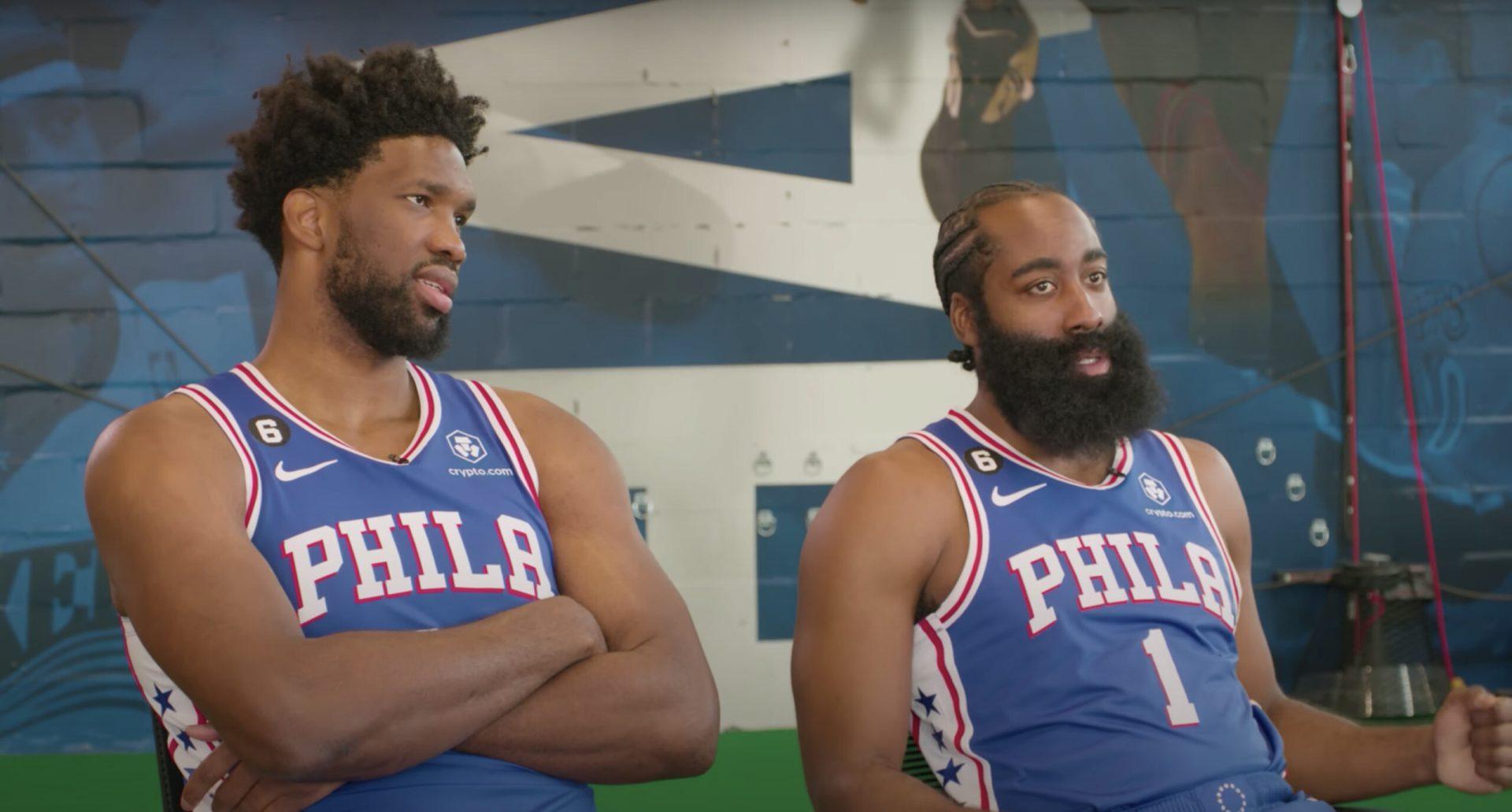 James Harden Joel Embiid Sixers