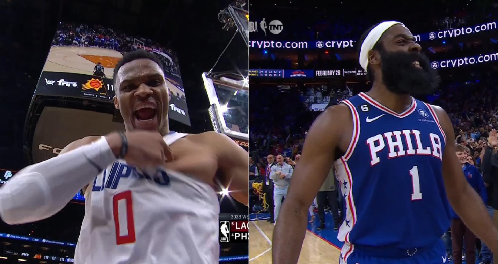 James Harden Russell Westbrook Los Angeles Clippers