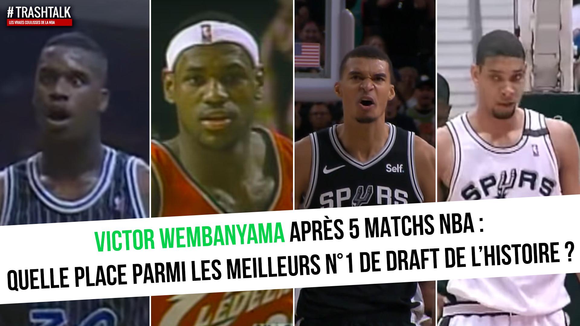 Victor Wembanyama 5 premiers matchs 3 novembre 2023