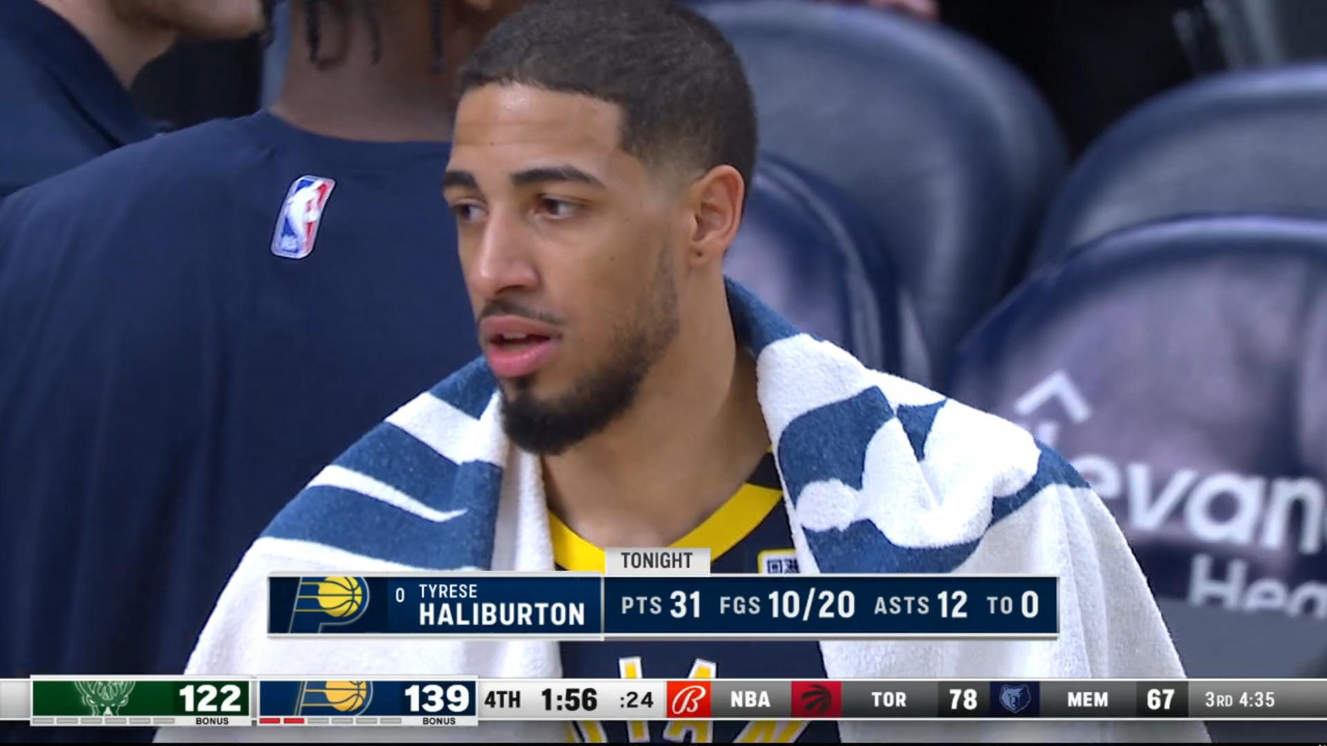 Tyrese Haliburton Indiana Pacers 4 janvier 2024