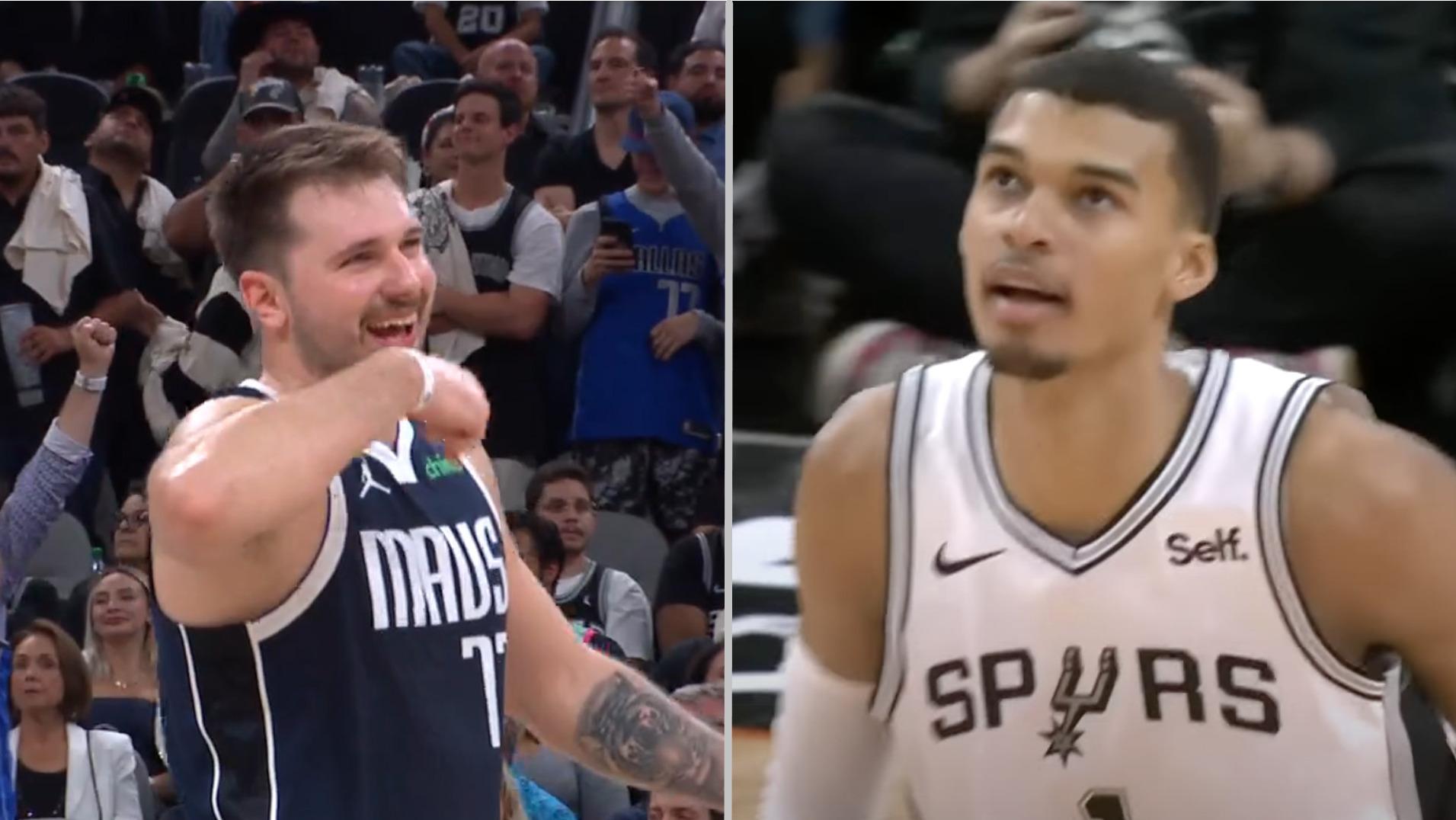 Luka Doncic et Victor Wembanyama 14 février 2024