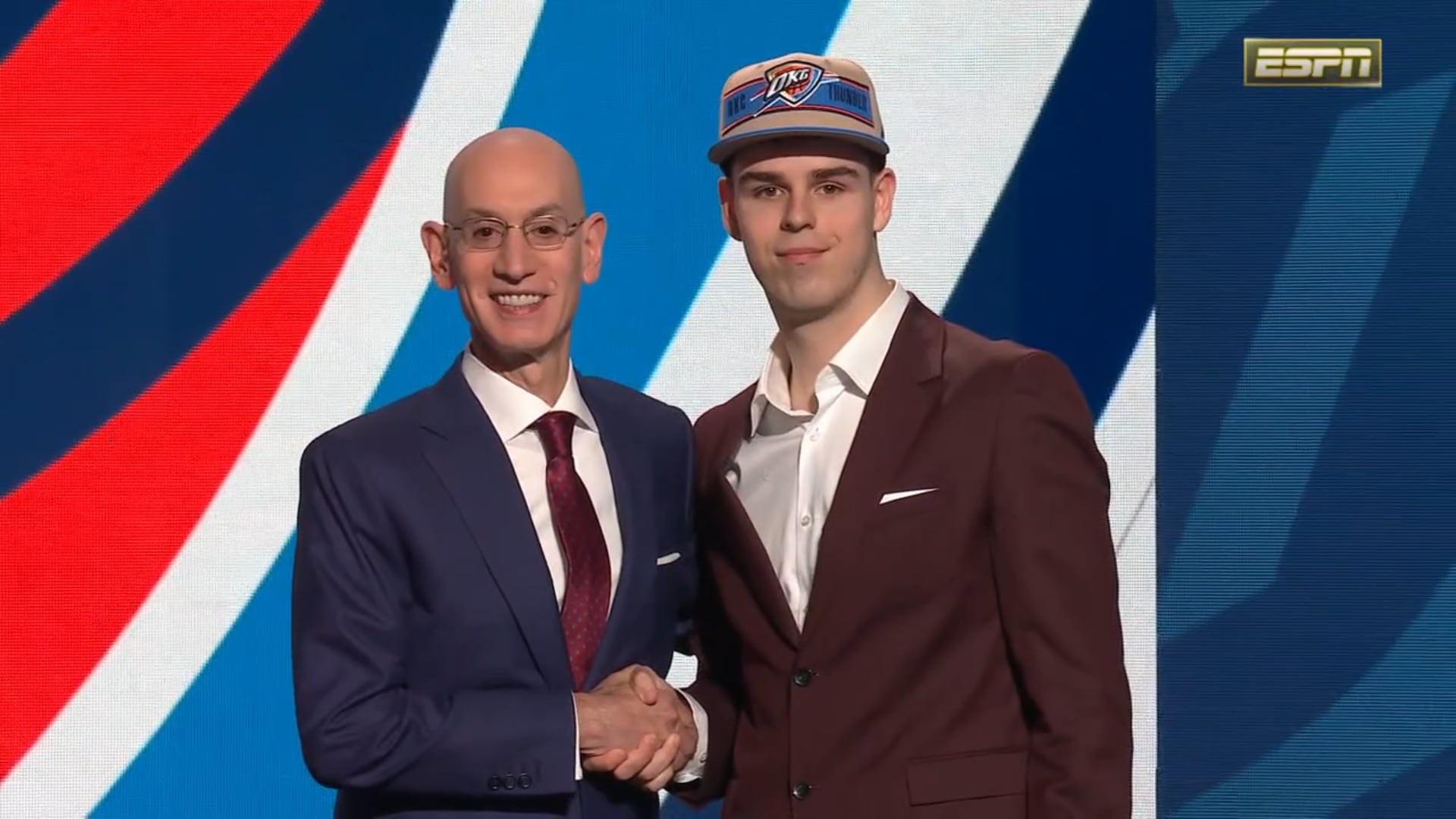 Nikola Topic pick OKC Thunder 27 juin 2024