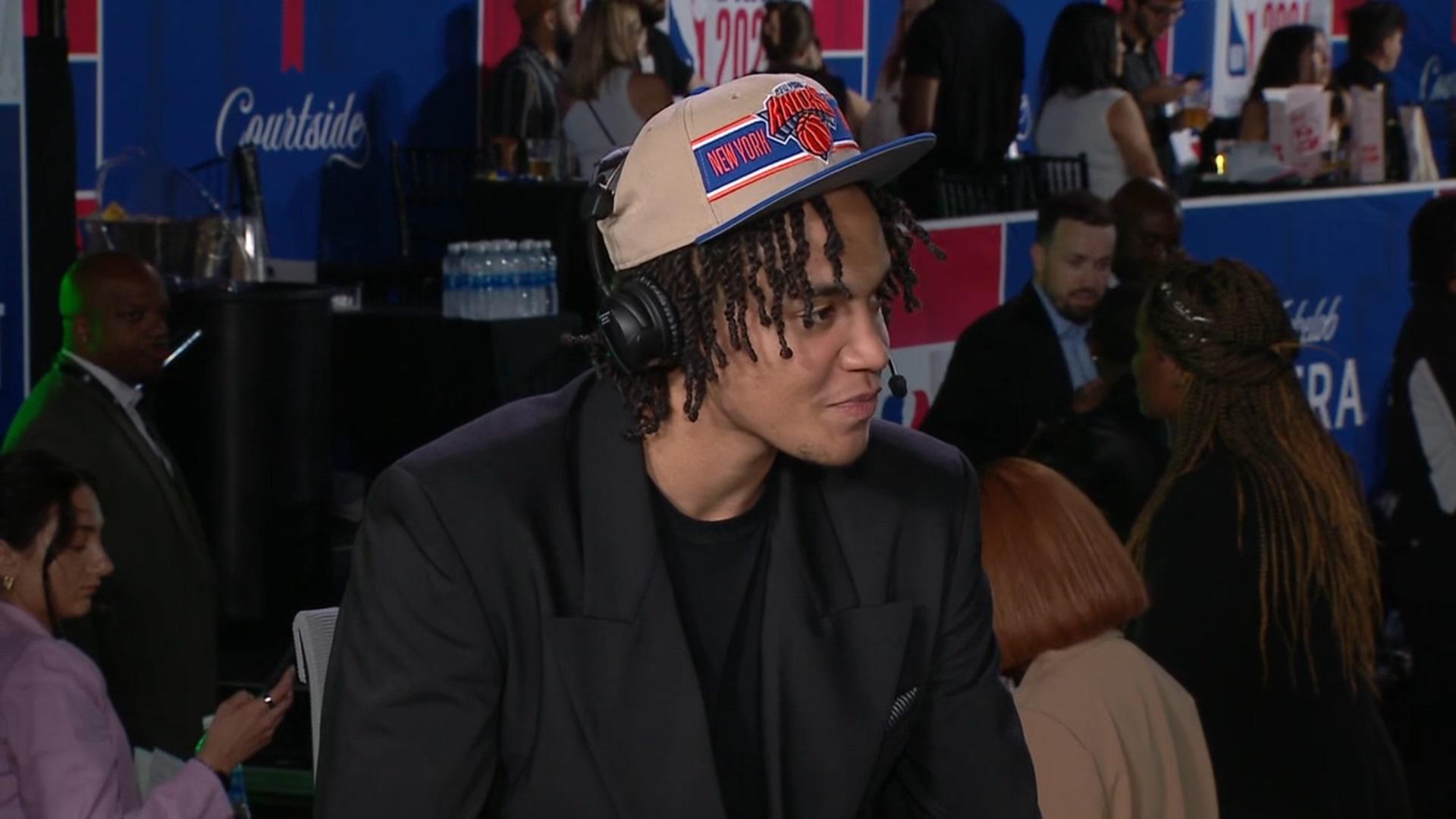 Pacôme Dadiet interview Draft NBA 27 juin 2024