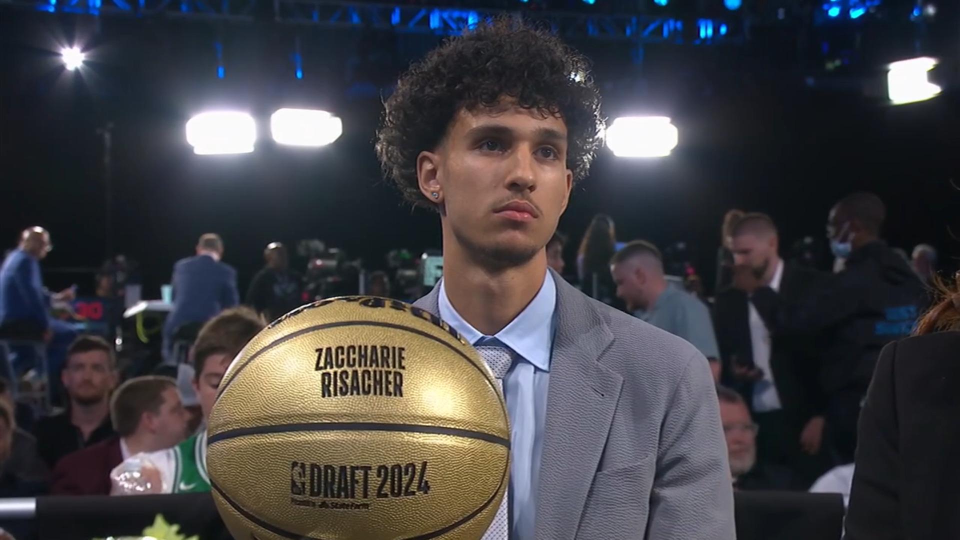 Zaccharie Risacher Draft NBA 2 2024 27 juin