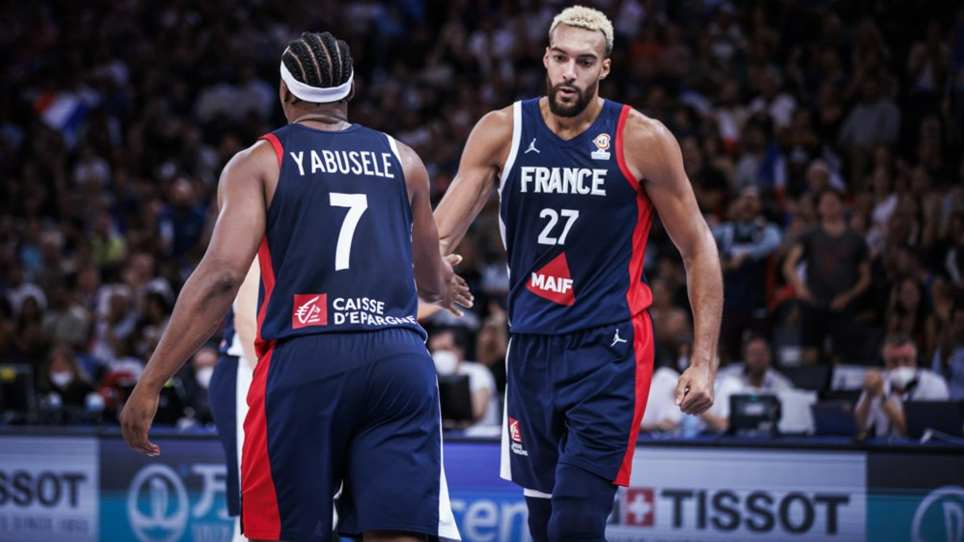 Rudy Gobert - Guerschon Yabusele France 8 juillet 2024