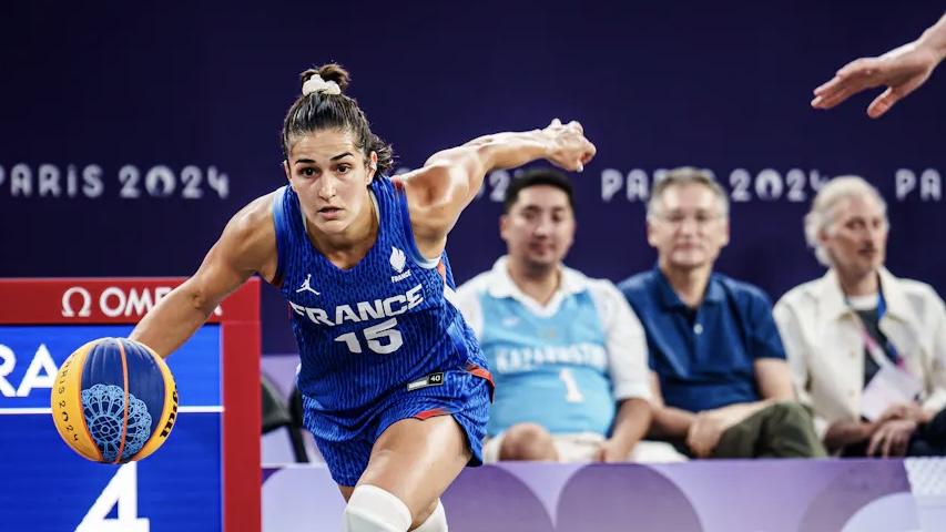 France basket 3x3 JO Paris 2024 Marie-Ève Paget