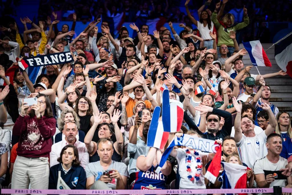 Public Français Jeux olympiques 4 août 2024