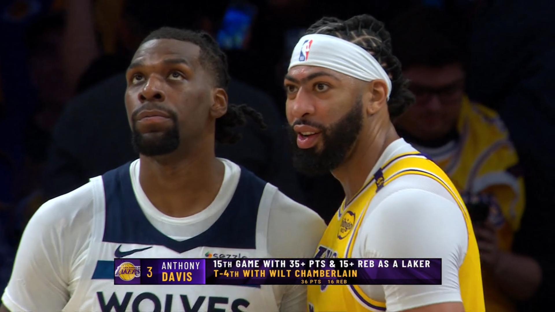 Anthony Davis Los Angeles Lakers 23 octobre 2024