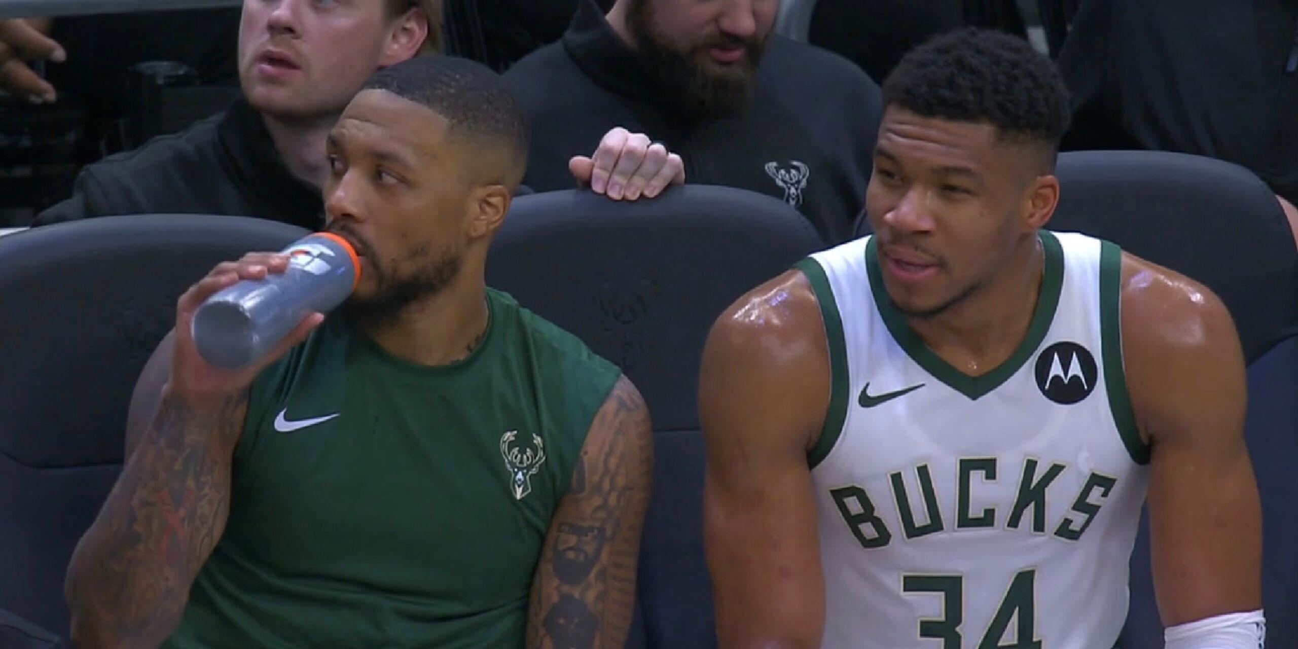 Bucks Damian Lillard Giannis Antetokounmpo