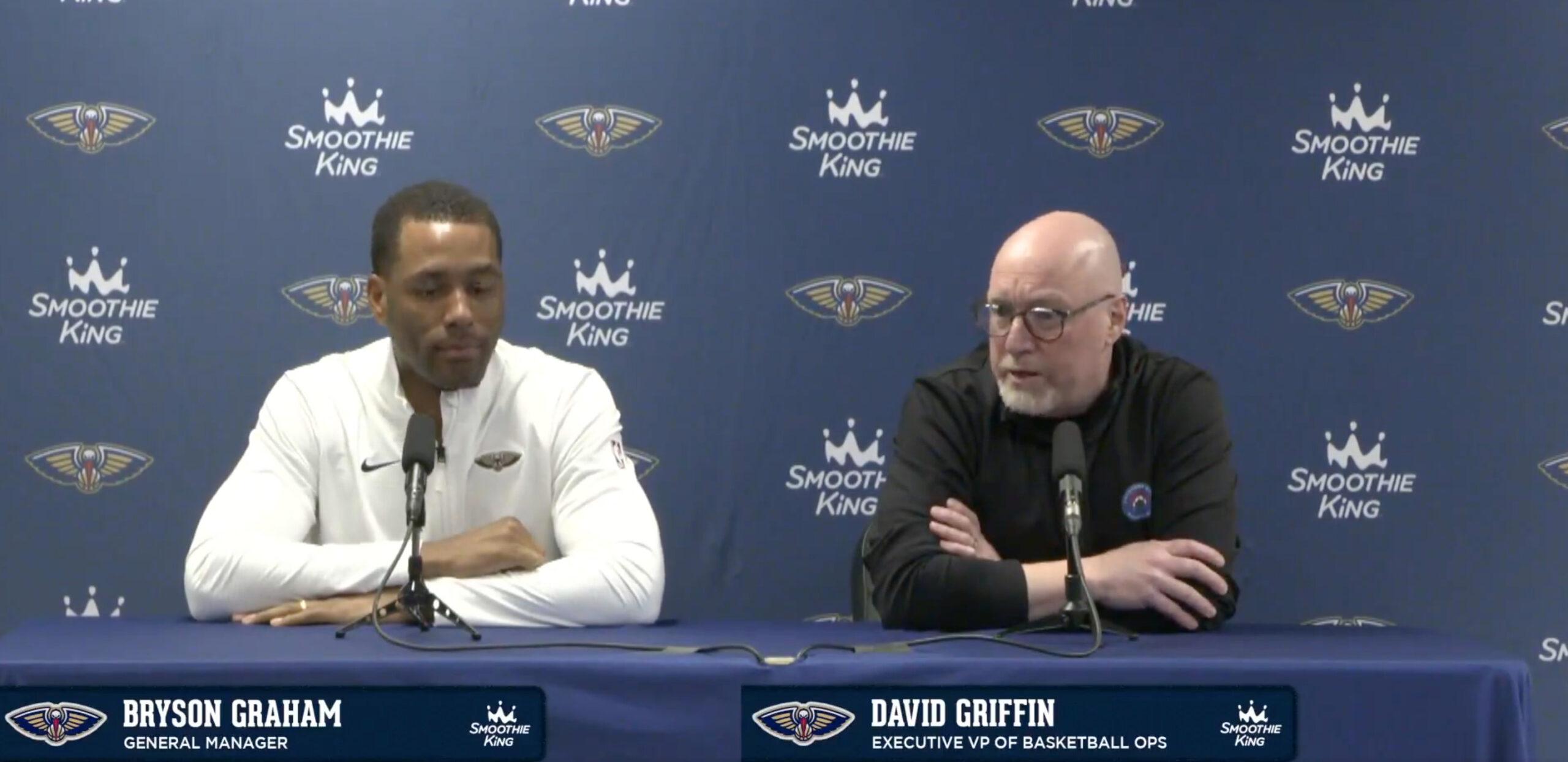 David Griffin New Orleans Pelicans 1er octobre 2024