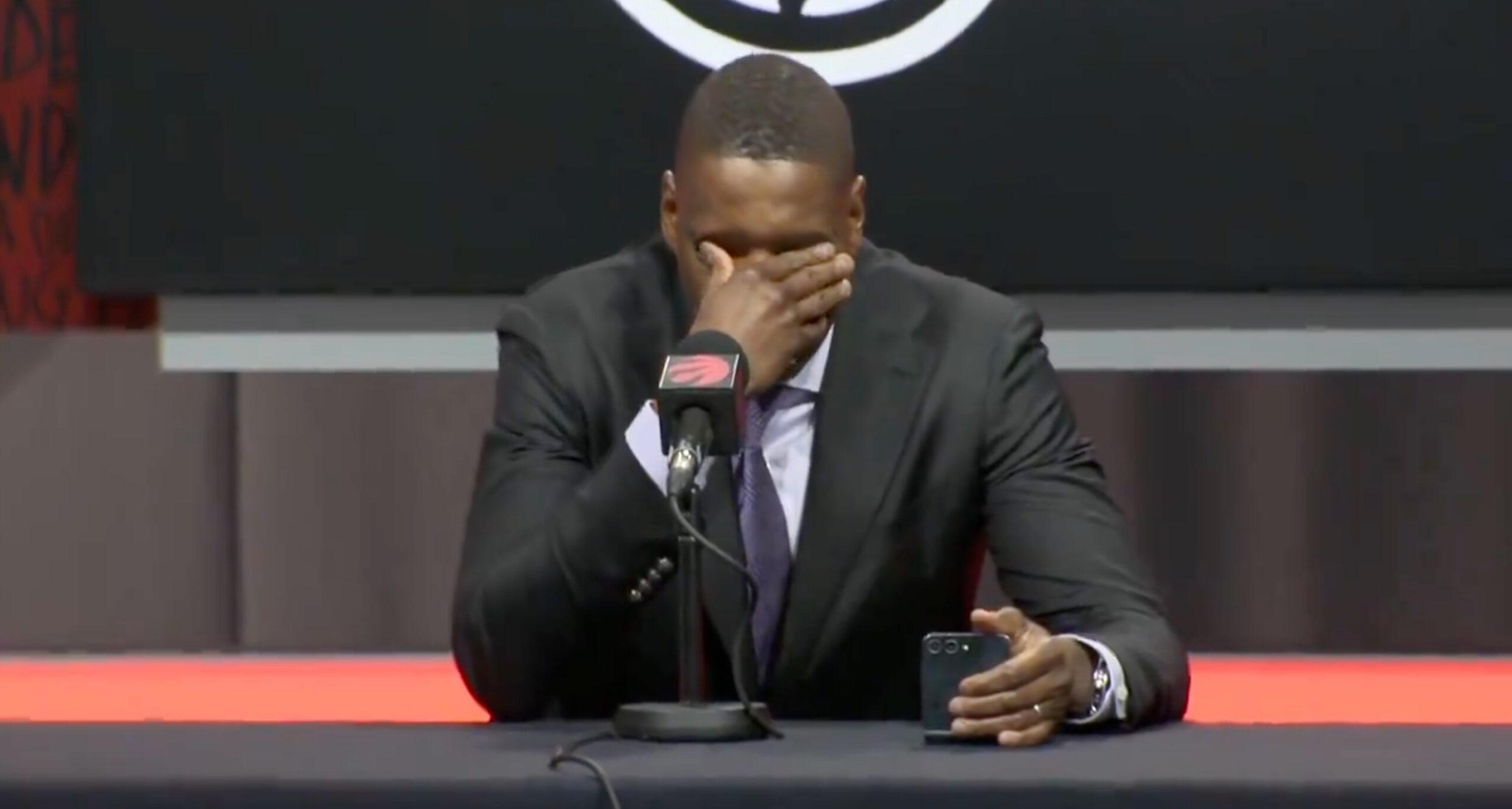 Dikembe Mutombo media day
