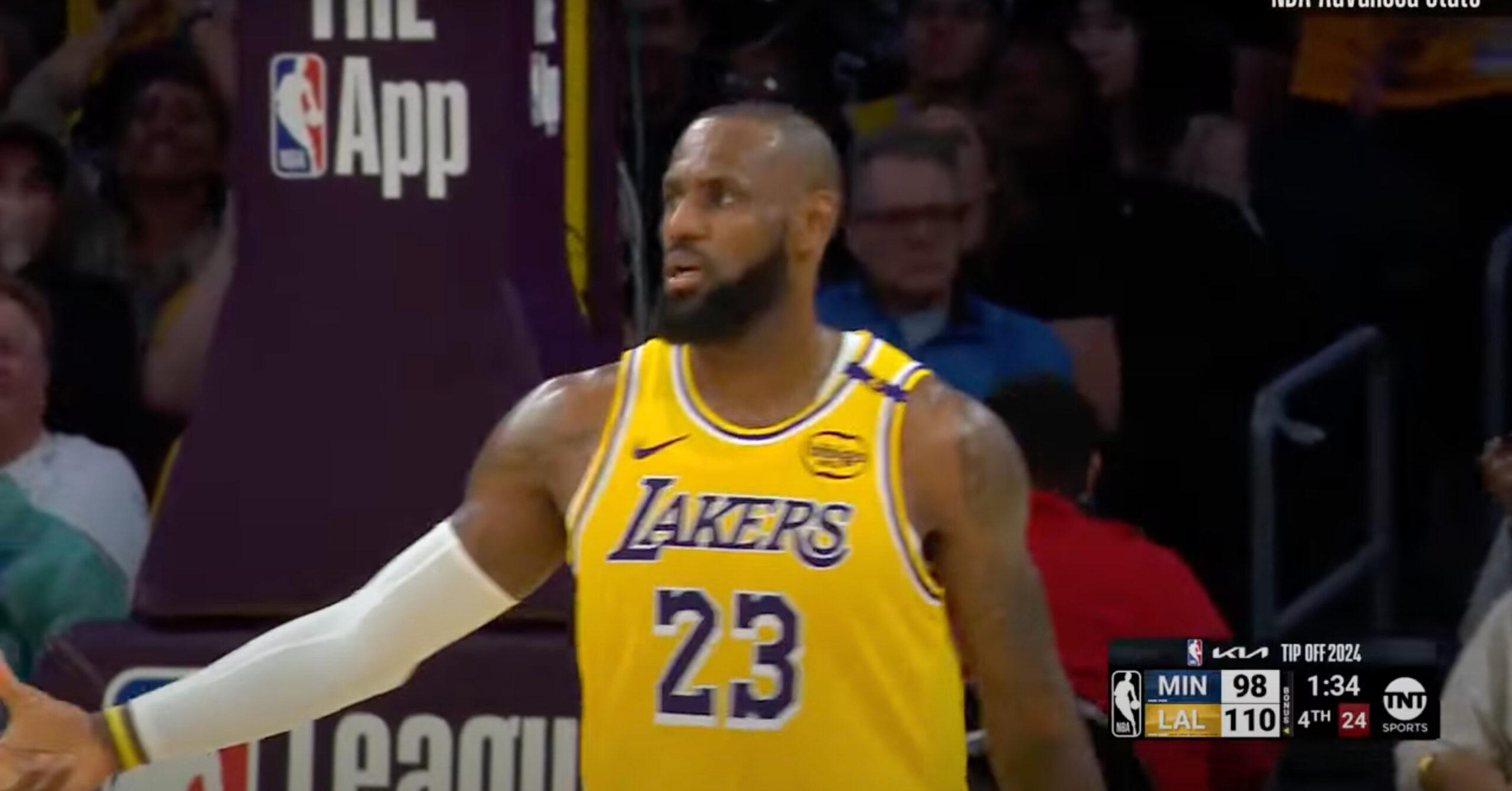 LeBron James 23 octobre 2024