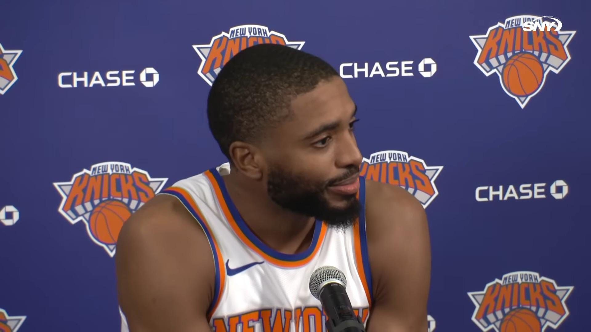 Mikal Bridges SNY New York Knicks 1 octobre 2024