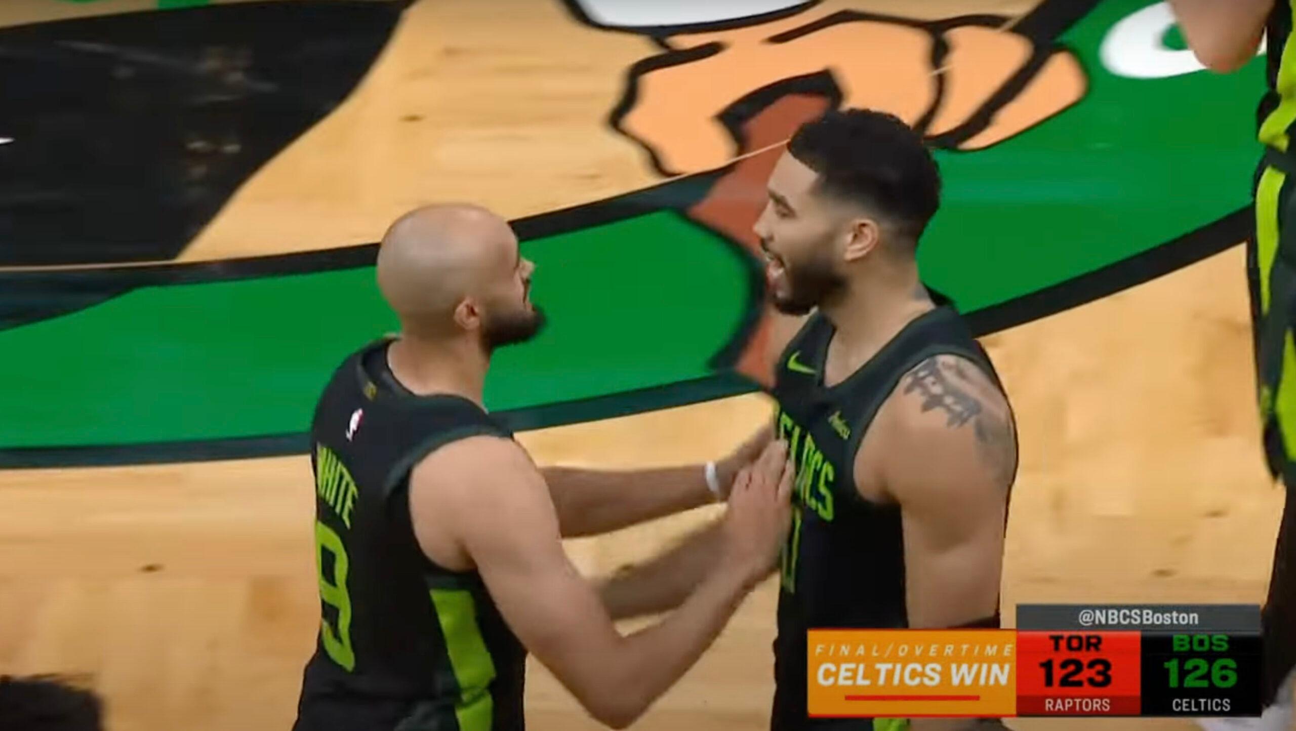Derrick White et Jayson Tatum 17 novembre 2024