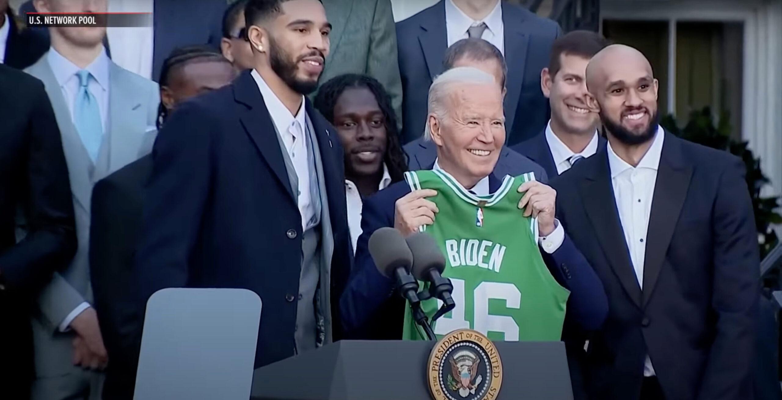 Celtics Joe Biden 22 novembre 2024