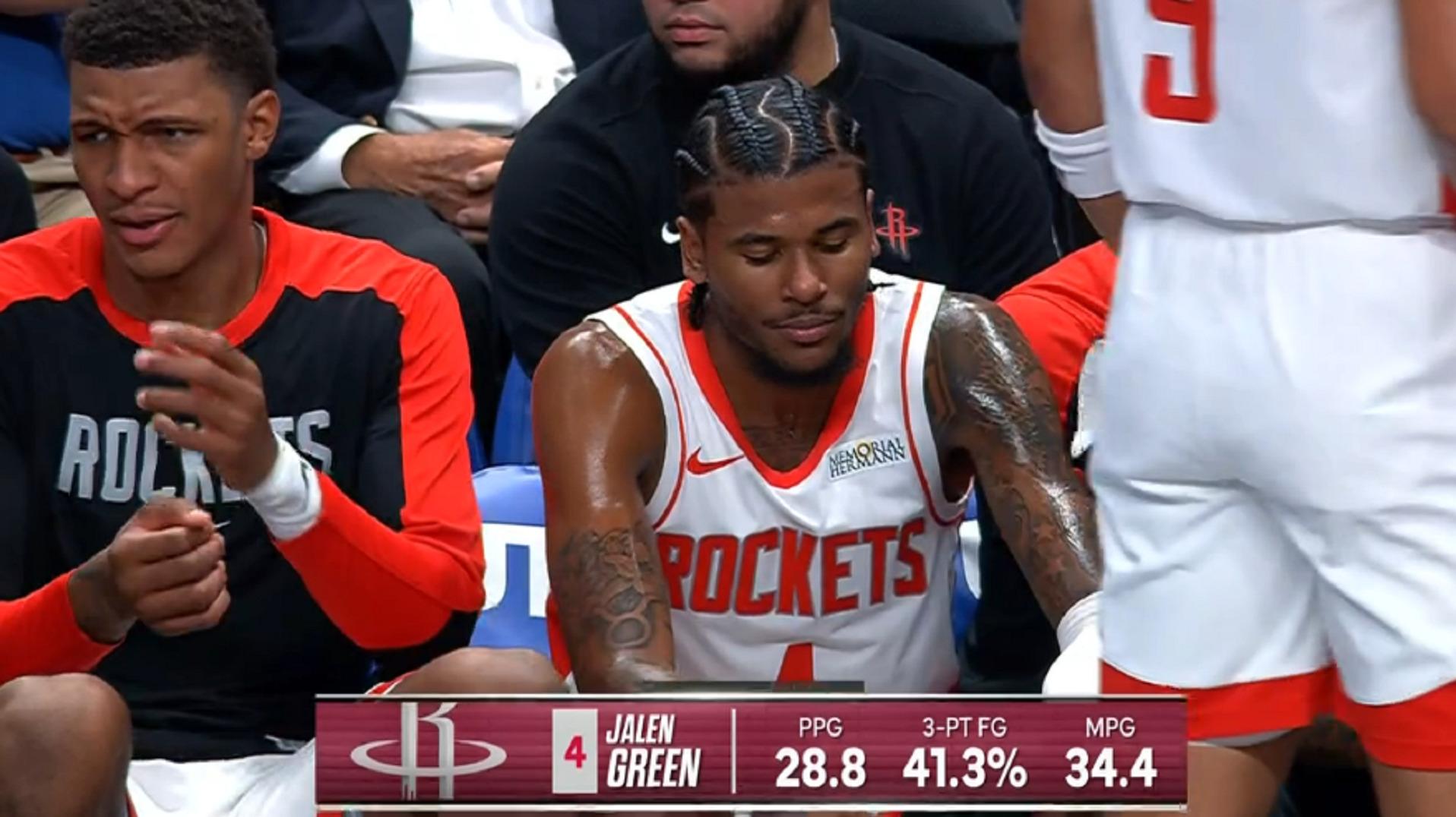 Jalen Green Houston Rockets Résumé de la nuit 1 novembre 2024