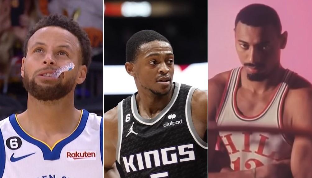 de'aaron fox stephen curry wilt chamberlain