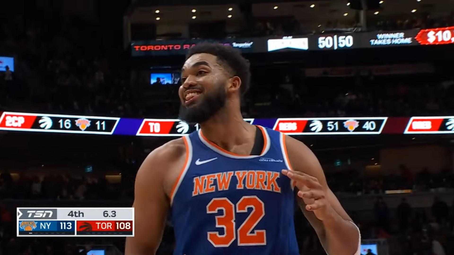 Résumé de la nuit NBA Karl-Anthony Towns Knicks 10 décembre 2024