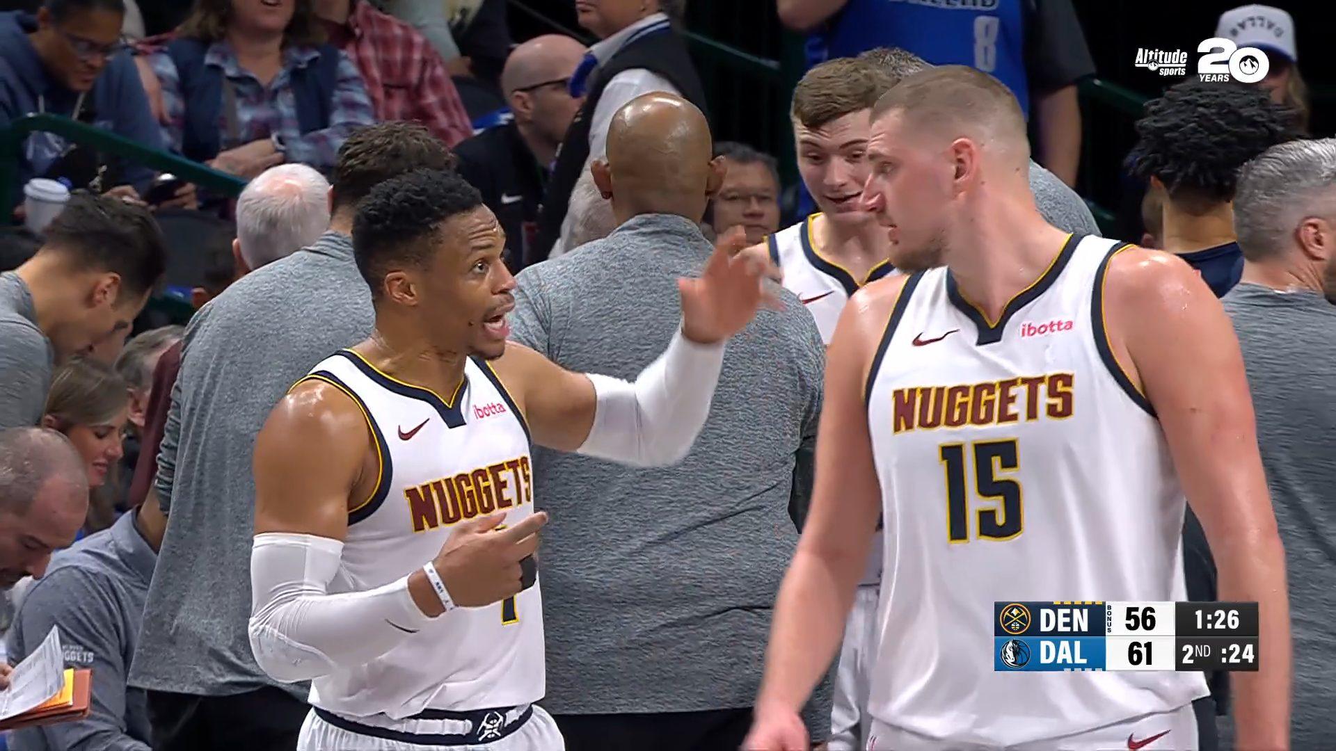 Nuggets Russell Westbrook Nikola Jokic 12 janvier 2025