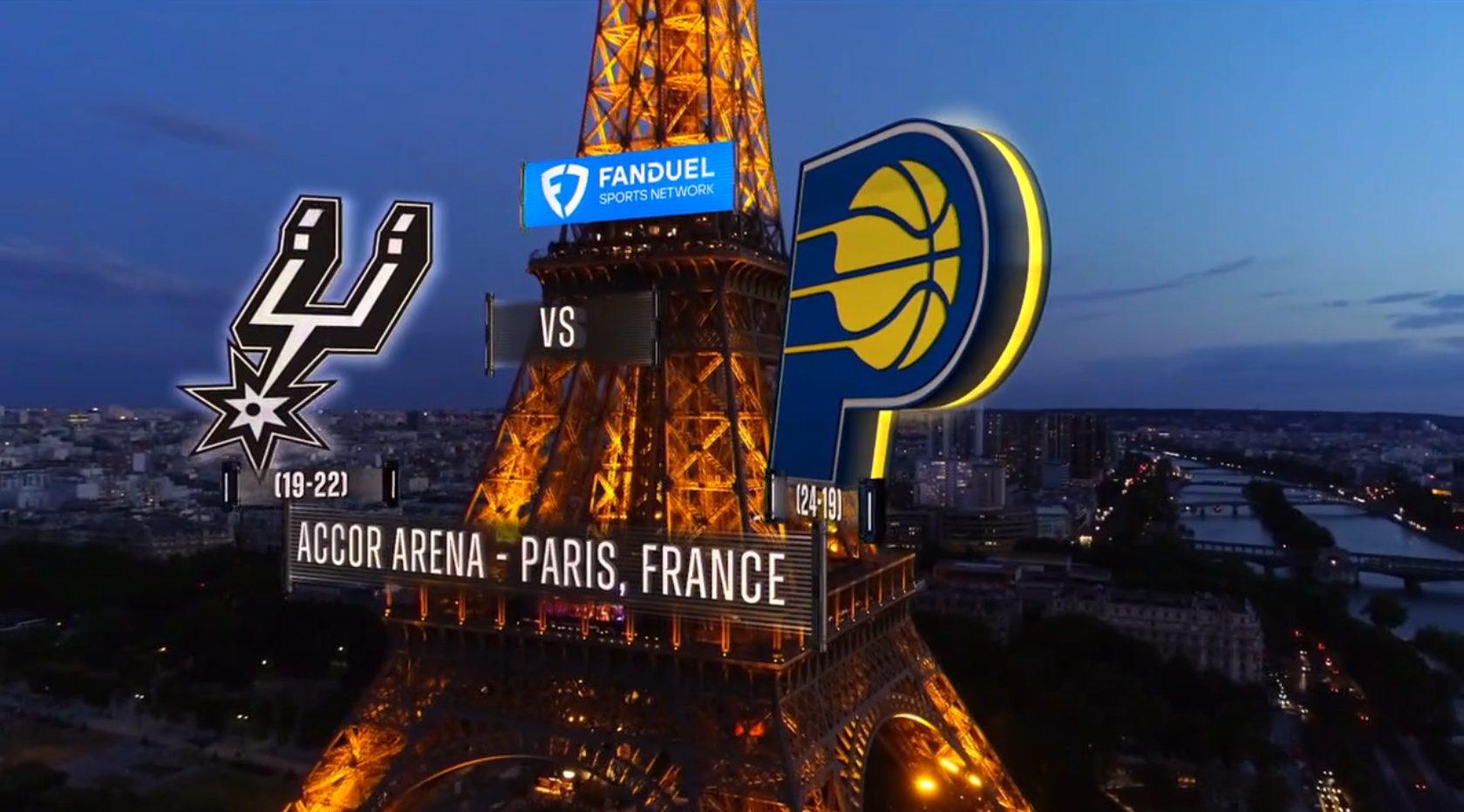 NBA Paris Games San Antonio Spurs vs Indiana Pacers 23 janvier 2025
