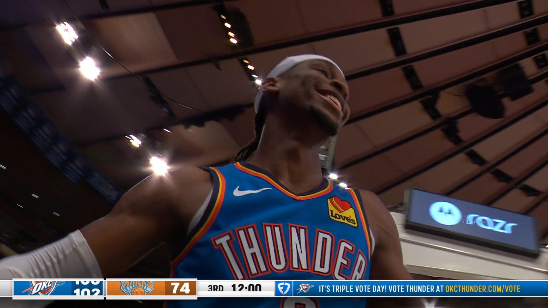 Shai Gilgeous-Alexander Thunder 11 janvier 2025