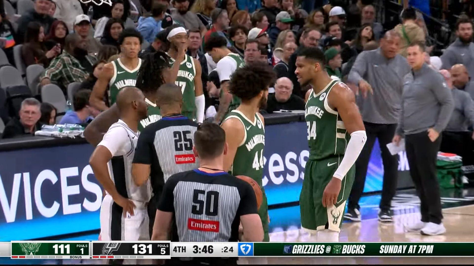 Giannis Antetokounmpo Chris Paul NBA 1 février 2025