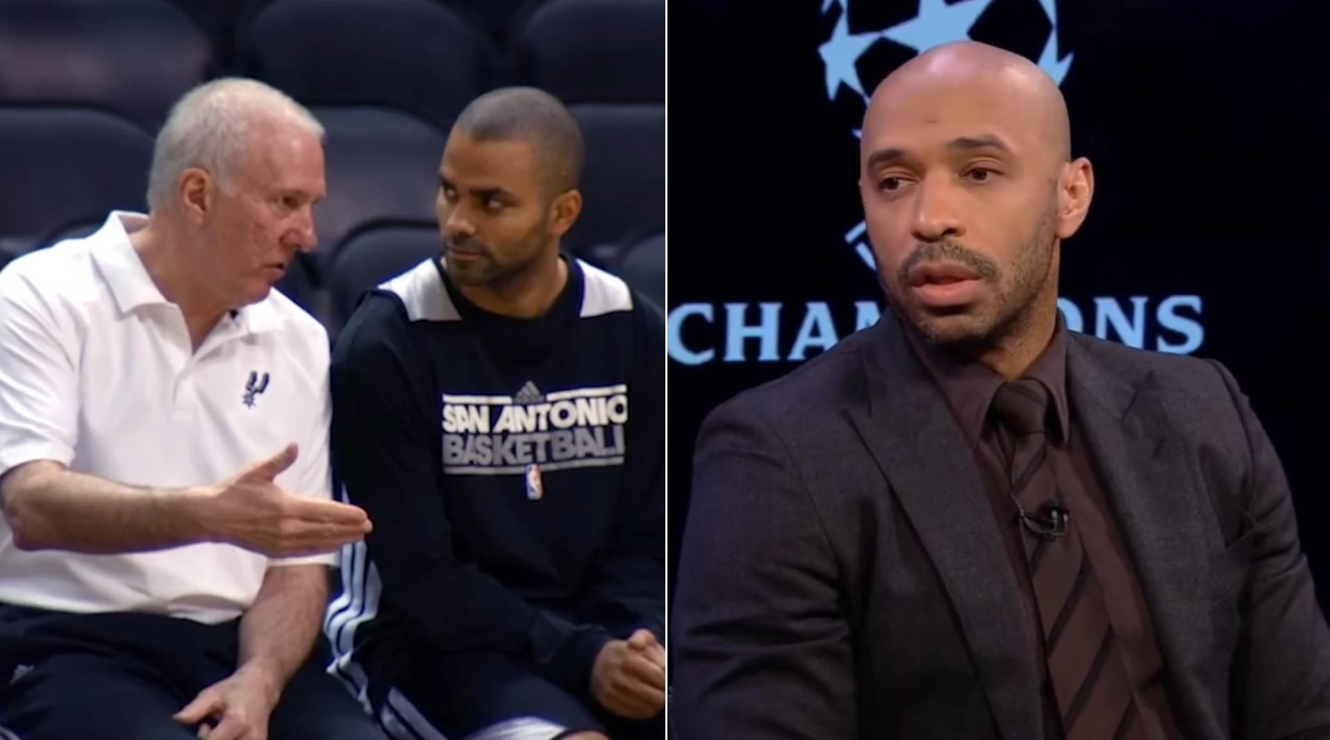 gregg popovich thierry henry tony parker