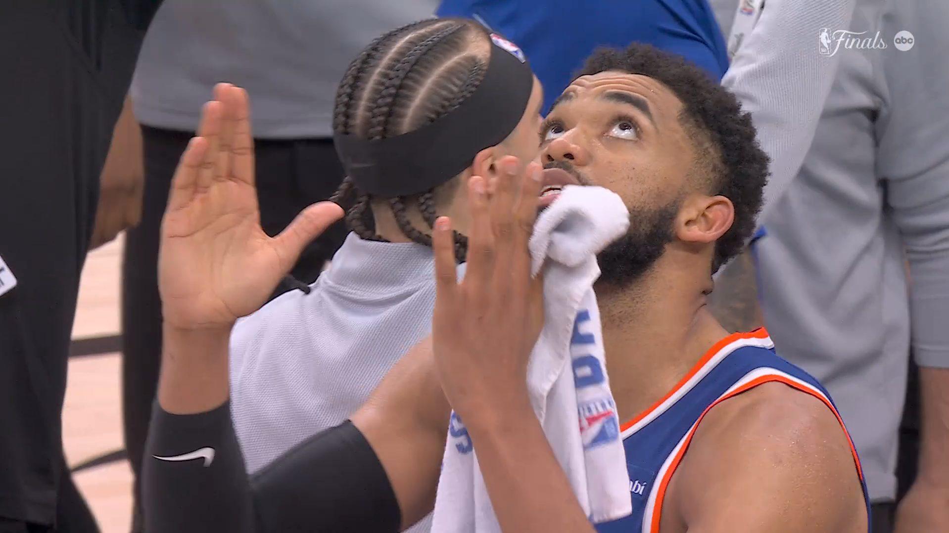 Karl Anthony Towns Knicks Spurs FInales NBA