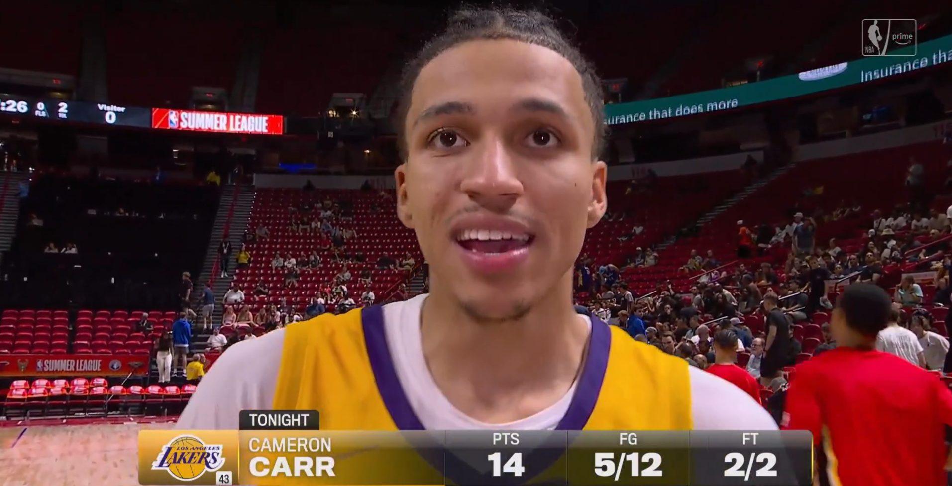 Cameron Carr Summer League