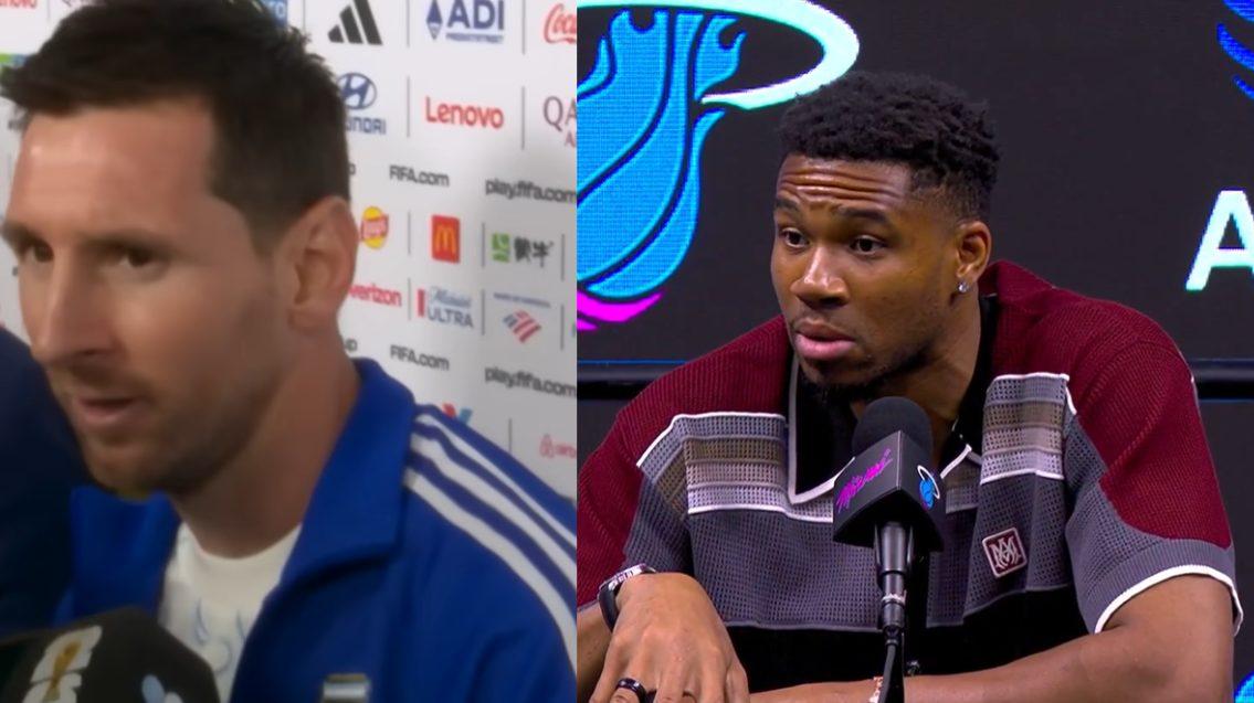 Giannis Antetokounmpo Lionel Messi